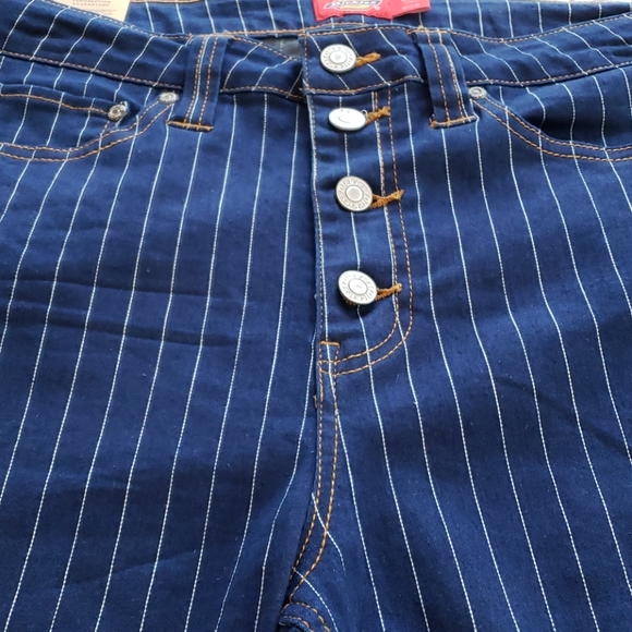 Dickies AUTHENTIC 5 POCKET SKINNY GIRL'S PANTS - Picture 5 of 13